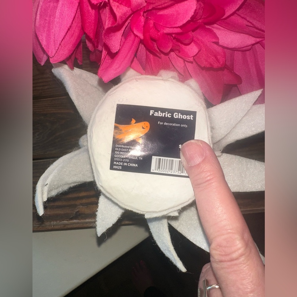 Adorable Ghost Costume with Hat and Banner - Picture 5 of 7